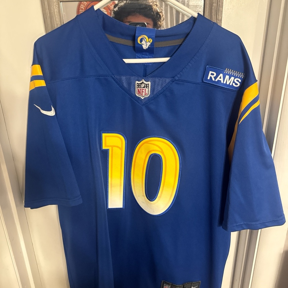 Nike Royal Blue NFL Jersey with White Accents LA Rams